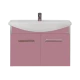 Тумба под раковину Misty Джулия 75 тумба подвесная розовая Л-Джу01075-1210По