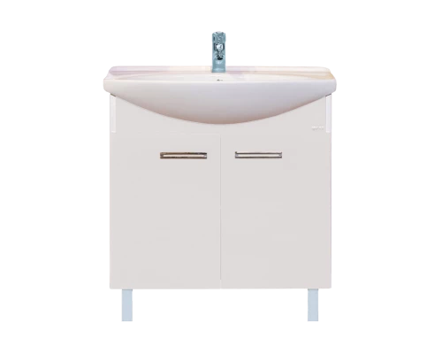 Тумба под раковину Misty Джулия 85 тумба прямая белая Wihte Л-Джу01085-5210Пр