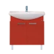 Тумба под раковину Misty Джулия 85 тумба прямая красная Л-Джу01085-0410Пр