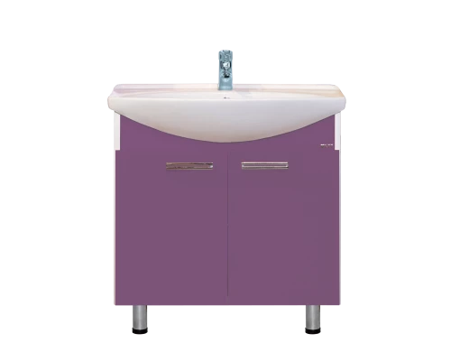 Тумба под раковину Misty Джулия 85 тумба прямая сиреневая Л-Джу01085-1510Пр