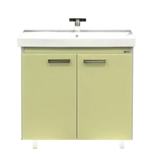 Тумба под раковину Misty Джулия QVATRO - 90 Тумба прямая бежевая Л-Джк01090-0310Пр