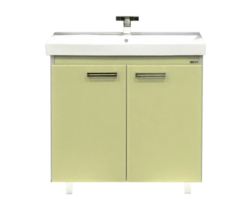 Тумба под раковину Misty Джулия QVATRO - 90 Тумба прямая бежевая Л-Джк01090-0310Пр