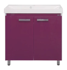 Тумба под раковину Misty Джулия QVATRO - 90 Тумба прямая розовая Л-Джк01090-1210Пр