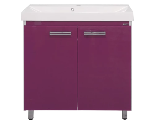 Тумба под раковину Misty Джулия QVATRO - 90 Тумба прямая розовая Л-Джк01090-1210Пр