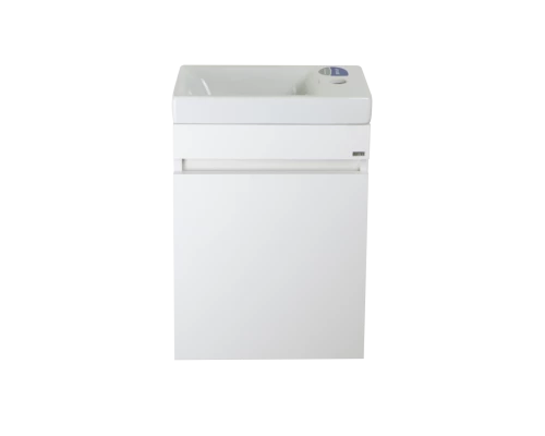 Тумба под раковину Misty Эко мини - 40 подвесная белая Э-ЭкоМ01040-П