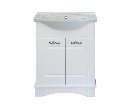 Тумба под раковину Misty Эльбрус - 65 Тумба белая эмаль П-Эль01065-011