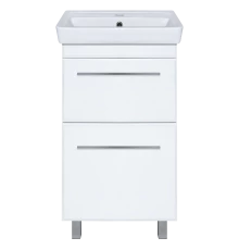Тумба под раковину Misty Элен - 50 с 2 ящ. белая П-Эле01050-012Я