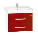 Тумба под раковину Misty Эмилия - 60 подвесная красная П-Эми01060-041По