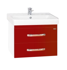 Тумба под раковину Misty Эмилия - 60 подвесная красная П-Эми01060-041По
