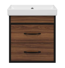 Тумба под раковину Misty Кедр - 50 подвесная
