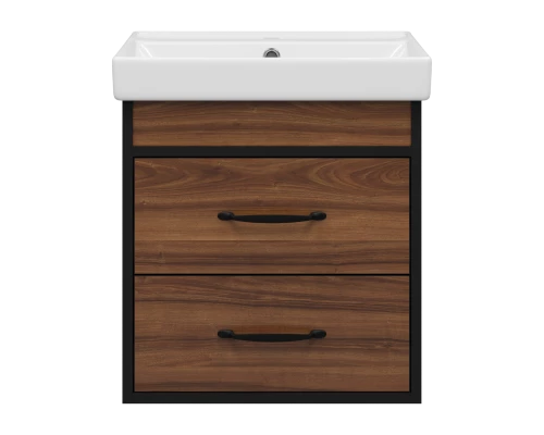 Тумба под раковину Misty Кедр - 50 подвесная