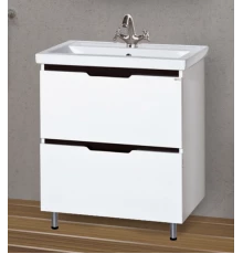 Тумба под раковину Misty Лайм 70 с 2-мя ящиками Э-Лай01070-2Я