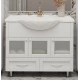 Тумба под раковину Misty Латте - 105 с 2 ящ. белая П-Лат01105-0122Я