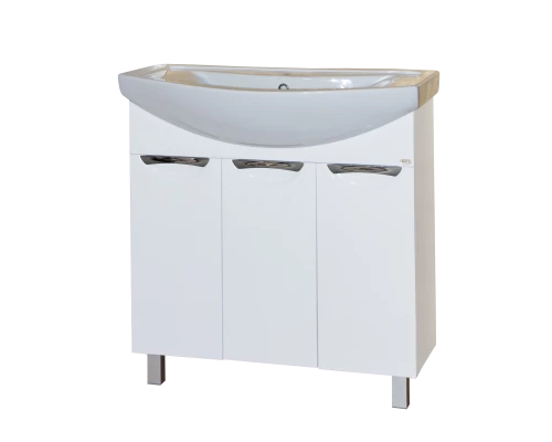 Тумба под раковину Misty Лаванда-80 Тумба прямая белаяЭ-Лав01080-011Пр