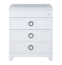 Тумба под раковину Misty Лейла - 100 с 3 ящ. белая Пр-Лей01100-013Я