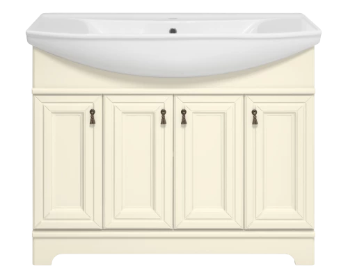 Тумба под раковину Misty Лувр - 105 (слоновая кость) П-Лвр01105-1014