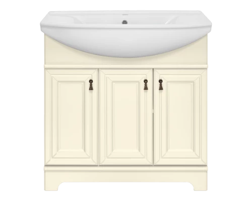 Тумба под раковину Misty Лувр - 85 (слоновая кость) П-Лвр01085-1014