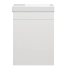 Тумба под раковину Misty Лира - 40 с открытыми полками подвесная