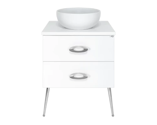 Тумба под раковину Misty Маргарет - 60 (хром)