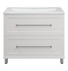 Тумба под раковину Misty Марта - 100 с 2 ящ. (белый) П-Мрт07100-011Пр