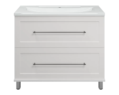 Тумба под раковину Misty Марта - 100 с 2 ящ. (белый) П-Мрт07100-011Пр