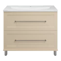 Тумба под раковину Misty Марта - 100 с 2 ящ. (бежевый) П-Мрт09100-0312Я Тумба под раковину Misty Марта - 100 с 2 ящ. (бежевый) П-Мрт09100-0312Я