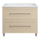 Тумба под раковину Misty Марта - 100 с 2 ящ. (бежевый) П-Мрт09100-0312Я