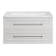 Тумба под раковину Misty Марта - 100 с 2 ящ. подвесная (белый) П-Мрт09100-011Пр