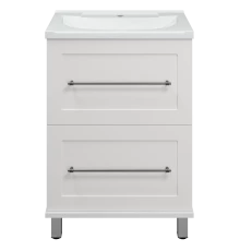 Тумба под раковину Misty Марта - 60 с 2 ящ. (белый) П-Мрт07060-011Пр