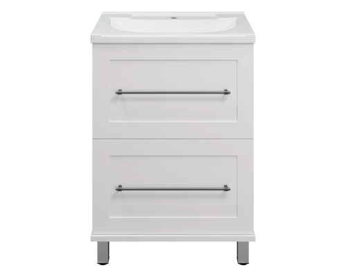 Тумба под раковину Misty Марта - 60 с 2 ящ. (белый) П-Мрт07060-011Пр