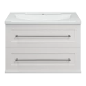 Тумба под раковину Misty Марта - 80 с 2 ящ. подвесная (белый) П-Мрт09080-011Пр Тумба под раковину Misty Марта - 80 с 2 ящ. подвесная (белый) П-Мрт09080-011Пр