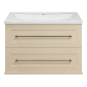Тумба под раковину Misty Марта - 80 с 2 ящ. подвесная (бежевый) П-Мрт09080-031П2Я Тумба под раковину Misty Марта - 80 с 2 ящ. подвесная (бежевый) П-Мрт09080-031П2Я