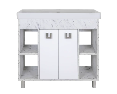 Тумба под раковину Misty Мия - 90 прямая (ПВХ) П-Ми01090-012