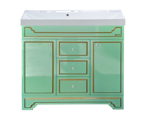Тумба под раковину Misty Praga 90 салатовая Л-Пра01090-0733Я