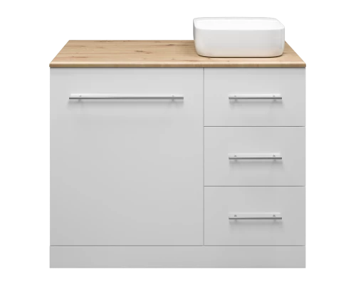 Тумба под раковину Misty Респект - 110 под стиральную машину правая