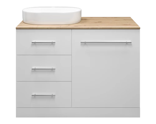 Тумба под раковину Misty Респект - 120 под стиральную машину левая