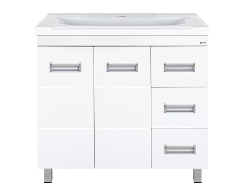 Тумба под раковину Misty Селена -90 Тумба прямая с 3 ящ. П-Сел01090-01Пр3Я