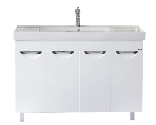 Тумба под раковину Misty София - 120 Тумба прямая белая эмаль П-Соф01120-011Пр