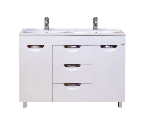 Тумба под раковину Misty София - 120 Тумба с 3ящ. белая эмаль П-Соф01120-0113Я