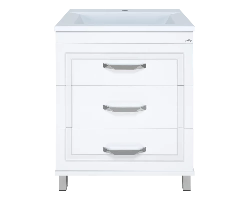 Тумба под раковину Misty Терра - 70 с 3 ящ. белая П-Тер01070-0113Я