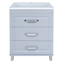 Тумба под раковину Misty Терра - 70 с 3 ящ. серая П-Тер01070-01503Я Тумба под раковину Misty Терра - 70 с 3 ящ. серая П-Тер01070-01503Я