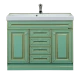 Тумба под раковину Misty Vena - 90 Тумба с 3 ящ.салатовая патина Л-Вен01090-0733Я