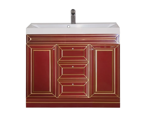Тумба под раковину Misty Vena 90 тумба бордо Л-Вен01090-1033Я