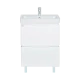 Тумба под раковину Misty Венера - 55 Тумба с 2 ящ. белая П-Внр01055-012Я