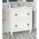 Тумба под раковину Misty Версаль - 80 с 2 ящ. белая П-Вер07080-0112Я