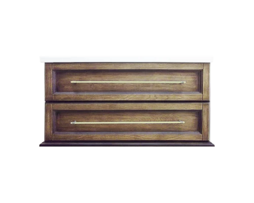 Тумба под раковину Misty Винтаж -100 Тумба подвесная с 2 ящ. дуб П-Вин01100-31542ЯП