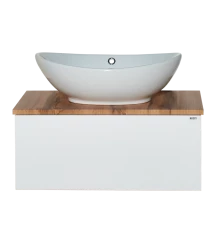 Тумба под раковину Misty Ива - 70 Тумба подвесная комбинированная 1 ящ. П-Ива-01070-951Я