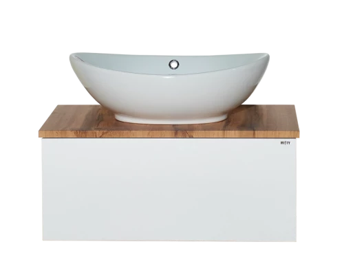 Тумба под раковину Misty Ива - 70 Тумба подвесная комбинированная 1 ящ. П-Ива-01070-951Я