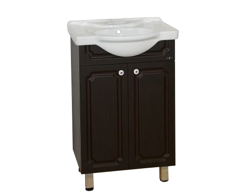 Тумба под раковину Misty Александра - 55 Тумба прямая ВЕНГЕ П-Але01055-052Пр