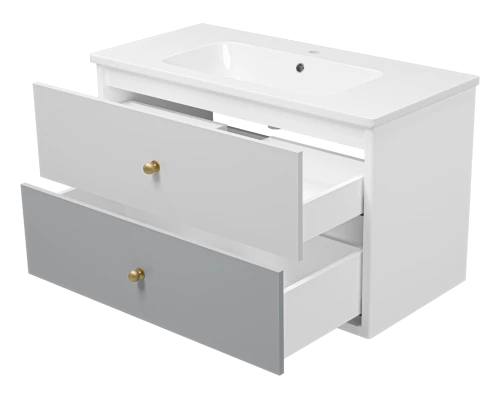 Тумба под раковину Brevita Анастейша - 100 подвесная
